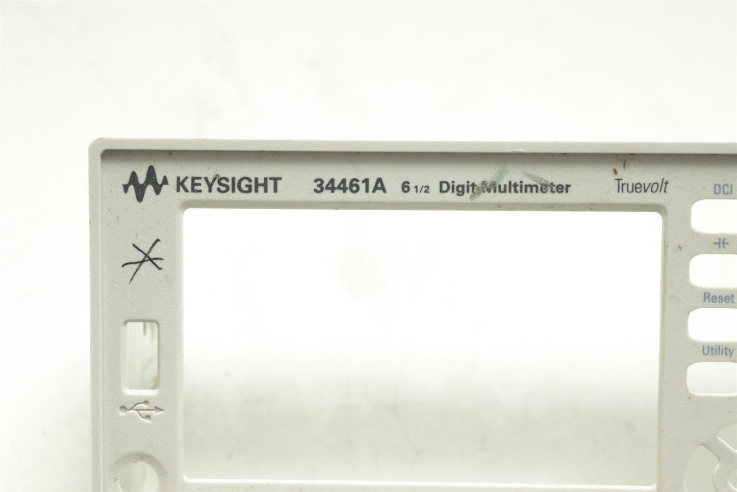 HP Agilent 34461 Digital Multimeter 6½ Digits Front Panel Plastic Piece