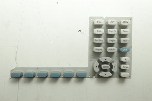 HP Agilent 34461 Digital Multimeter 6½ Digits Front Panel Rubber Buttons