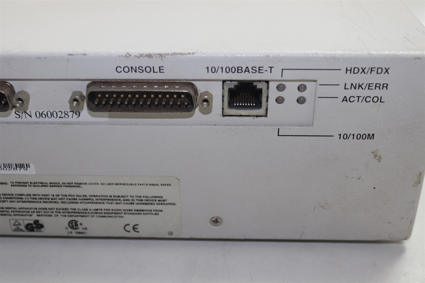 Spirent SmartBits 600 Performance Analysis System SMB-0600 LAN-3100A