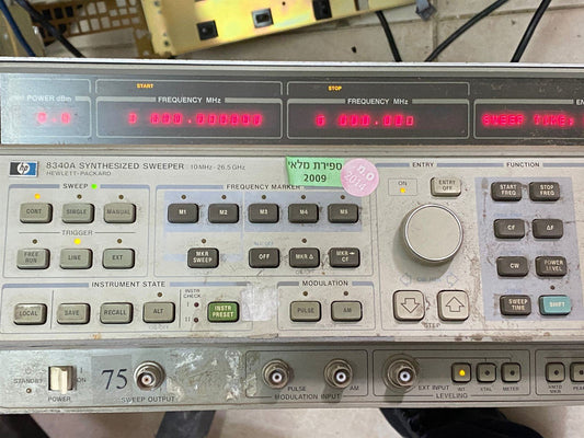HP 8340A Synthesized Sweeper 10 MHz - 26.5 GHz TESTED