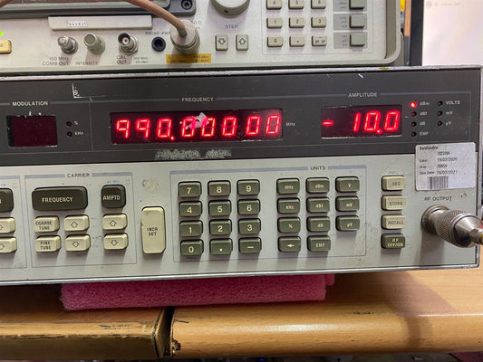 HP Agilent Keysight 8656B Signal Generator 0.1-990MHz TESTED!