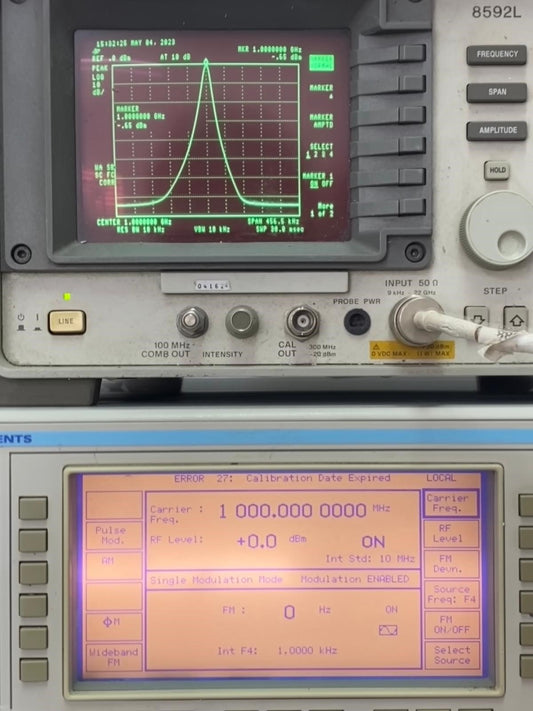 Marconi Instruments 2051 10kHz - 2.7GHz Signal Generator OPT 01 02 Testedd