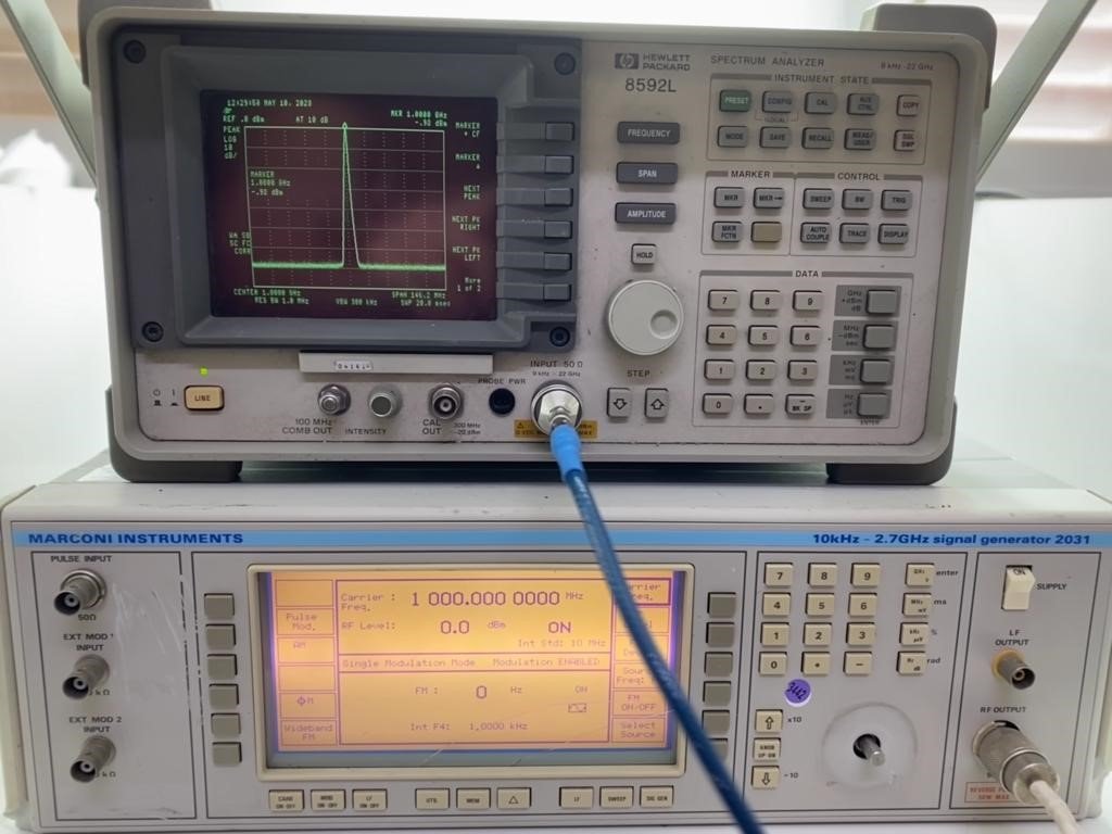 Marconi Instruments 2031 10kHz-2.7GHz Signal Generator OPT 02 Calibrated Tested