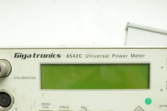 Gigatronics 8542C Universal Power Meter Front Panel